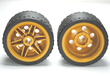 Part 56145c03 - Wheel 30.4mm D. x 20mm with No Pin Holes and Reinforced Rim with Black Tire 37 x 22 ZR (56145 / 55978) - De BrickPlaats