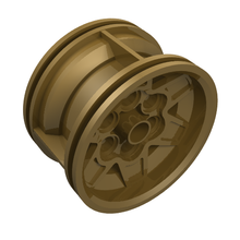 Part 56908 - Wheel 43.2mm D. x 26mm Technic Racing Small, 6 Pin Holes - De BrickPlaats