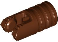 Part 57360 - Hinge Cylinder 1 x 2 Locking with 2 Fingers, 7 Teeth and Axle Hole on Ends without Slots - De BrickPlaats