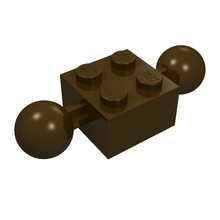Part 57908 - Technic, Brick Modified 2 x 2 with 2 Ball Joints - De BrickPlaats