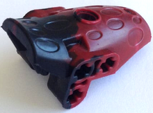 Part 59577pb01 - Bionicle Hydruka Back Plate with Marbled Black Pattern - De BrickPlaats