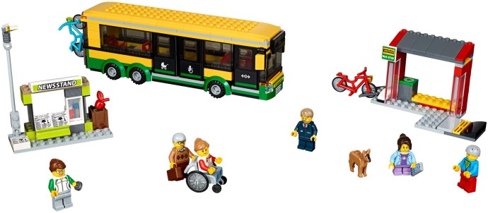 Set 60154 - Bus Station - De BrickPlaats
