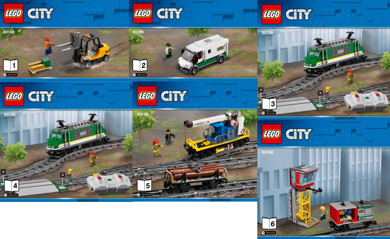 Instruction 60198 - Cargo Train - De BrickPlaats