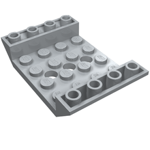 Part 60219 - Slope, Inverted 45 6 x 4 Double with 4 x 4 Cutout and 3 Holes - De BrickPlaats