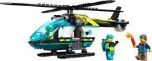 LEGO® City Emergency Rescue Helicopter Building Kit 60405 - De BrickPlaats