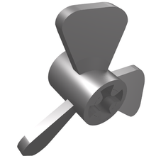 Part 6041 - Propeller 3 Blade 3 Diameter with Axle Hole - De BrickPlaats