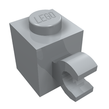 Part 60476 - Brick, Modified 1 x 1 with Clip (Horizontal Grip) - De BrickPlaats