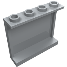 Part 60581 - Panel 1 x 4 x 3 with Side Supports - Hollow Studs - De BrickPlaats