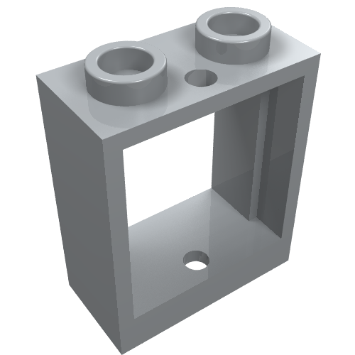 Part 60592 - Window 1 x 2 x 2 Flat Front - De BrickPlaats