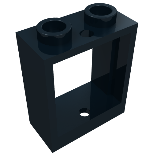 Part 60592 - Window 1 x 2 x 2 Flat Front - De BrickPlaats