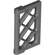 Part 60607 - Pane for Window 1 x 2 x 3 Lattice with Thick Corner Tabs - De BrickPlaats