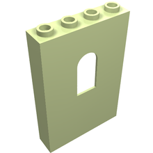 Part 60808 - Panel 1 x 4 x 5 Wall with Window - De BrickPlaats