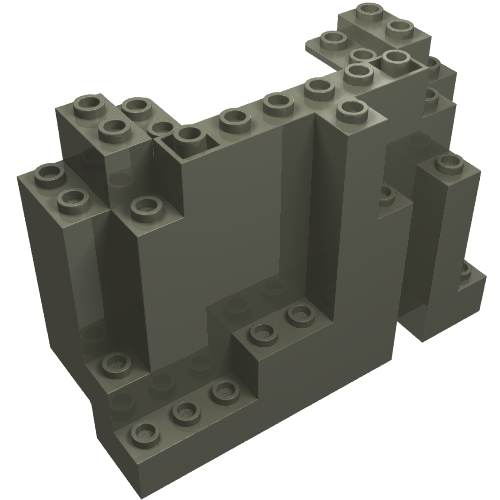 Part 6082 - Rock Panel 4 x 10 x 6 Rectangular (BURP) - De BrickPlaats