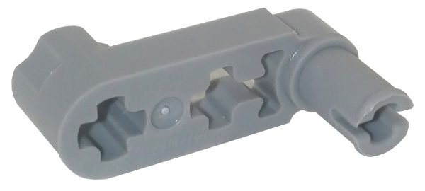 Part 61408 - Technic, Liftarm, Modified Crank / Pin 1 x 3 - Axle Holes and Squared Pin Hole - De BrickPlaats