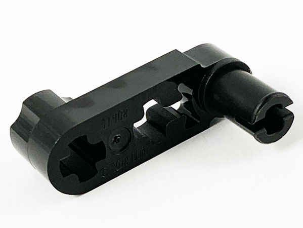 Part 61408 - Technic, Liftarm, Modified Crank / Pin 1 x 3 - Axle Holes and Squared Pin Hole - De BrickPlaats