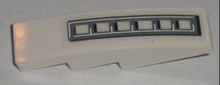 Part 61678pb006 - Slope, Curved 4 x 1 with Grille Pattern (Sticker) - Set 5971 - De BrickPlaats