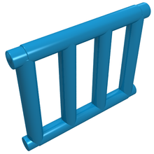 Part 62113 - Bar 1 x 4 x 3 Grille with End Protrusions - De BrickPlaats