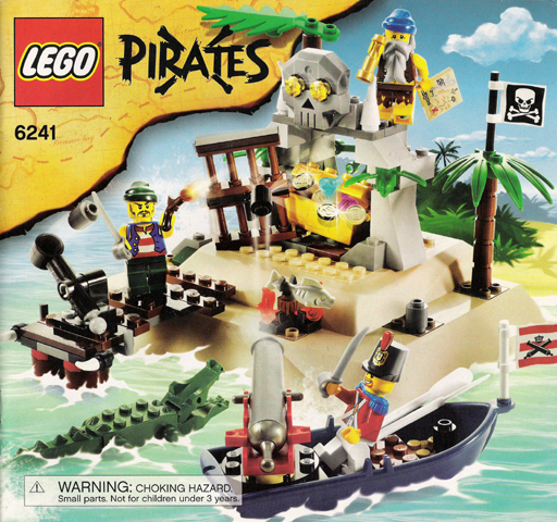 Instruction 6241 - Loot Island - De BrickPlaats