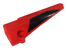 Part 64393pb045 - Technic, Panel Fairing # 6 Long Smooth, Side B with Black Stripe Pattern (Sticker) - Set 42107 - De BrickPlaats