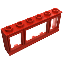 Part 645 - Window 1 x 6 x 2 - De BrickPlaats