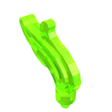Part 64647 - Minifigure, Plume Feather Triple Compact / Flame / Water with Small Pin - De BrickPlaats