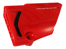 Part 64680pb028 - Technic, Panel Fairing #14 Large Short Smooth, Side B with 'PANIGALE V4R' and Black Air Intake Pattern (Sticker) - Set 42107 - De BrickPlaats