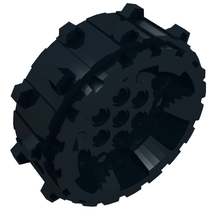 Part 64711 - Wheel Hard Plastic with Small Cleats - De BrickPlaats