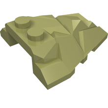 Part 64867 - Wedge 4 x 4 Fractured Polygon Top - De BrickPlaats
