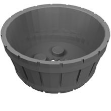 Part 64951 - Container, Barrel Half Large with Axle Hole - De BrickPlaats