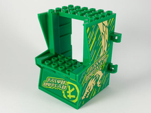 Part 65067pb01 - Minifigure, Utensil Arcade Game Cabinet Body with Dragon Game Pattern (Stickers) - Set 71716 - De BrickPlaats
