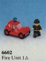 Set 6602 - Fire Unit 1 - De BrickPlaats