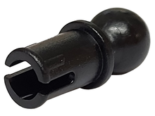 Part 6628a - Technic, Pin with Friction Ridges and Tow Ball with Round Pin Hole - De BrickPlaats