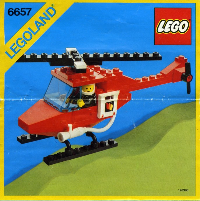 Set 6657 - Fire Patrol Copter - De BrickPlaats