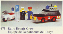 Set 673 - Rally Repair Crew - De BrickPlaats