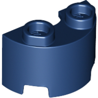 Part 68013 - Cylinder Half 1 x 2 x 1 - De BrickPlaats