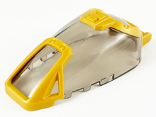 Part 69564pb01 - Windscreen 7 x 4 x 2 Canopy with Pearl Gold Armor and Handle Pattern - De BrickPlaats