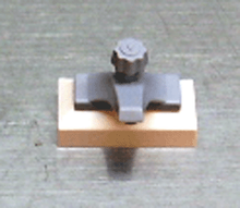 Part 69c03 - Tap 1 x 2 Base with Light Bluish Gray Spout (69 / 70) - De BrickPlaats