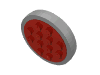 Part 715c01 - Wheel with 12 Studs with Black Tire Smooth - Large Solid (715 / 36) - De BrickPlaats