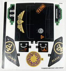 Part 71736stk01 - Sticker Sheet for Set 71736 - (71539/6321409) - De BrickPlaats