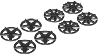 Part 72210 - Wheel Cover 5 Spoke and 9 Spoke for Wheel 72206pb01, 8 in Bag - 4 of Each (Multipack) - De BrickPlaats