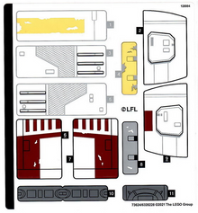 Part 75301stk01 - Sticker Sheet for Set 75301 - (73624/6328228) - De BrickPlaats