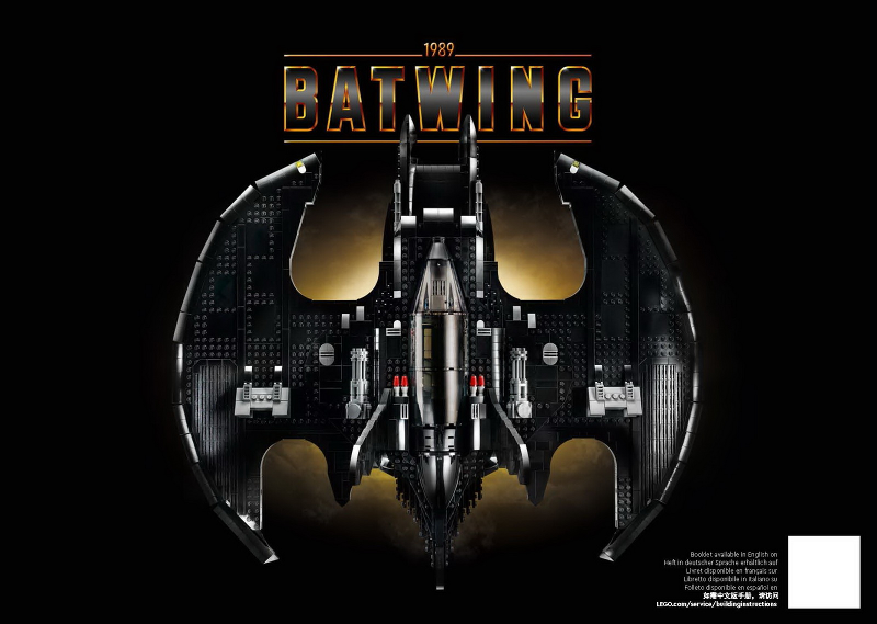 Instruction 76161 - 1989 Batwing - De BrickPlaats