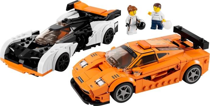 LEGO® Speed Champions McLaren Solus GT and McLaren F1 LM 76918 Building Toy Set (581 Pieces) - De BrickPlaats