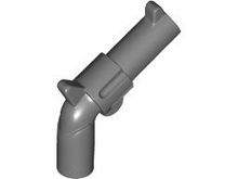 Part 77078 - Minifigure, Weapon Gun, Pistol Revolver - Large Barrel and Hollow Handle - De BrickPlaats