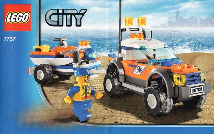 Set 7737 - Coast Guard 4WD & Jet Scooter - De BrickPlaats
