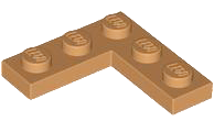 Part 77844 - Plate 3 x 3 Corner - De BrickPlaats