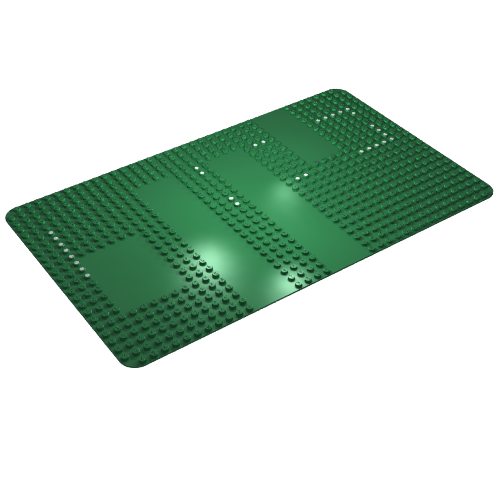 Part 809 - Baseplate 24 x 40 with Gravel Quarry Sets 360 / 580 Dots Pattern - De BrickPlaats