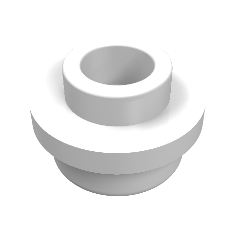 Part 85861 - Plate, Round 1 x 1 with Open Stud - De BrickPlaats