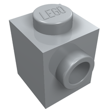 Part 87087 - Brick, Modified 1 x 1 with Stud on Side - De BrickPlaats
