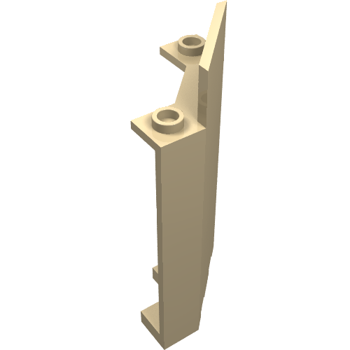 Part 87421 - Panel 3 x 3 x 6 Corner Wall without Bottom Indentations - De BrickPlaats
